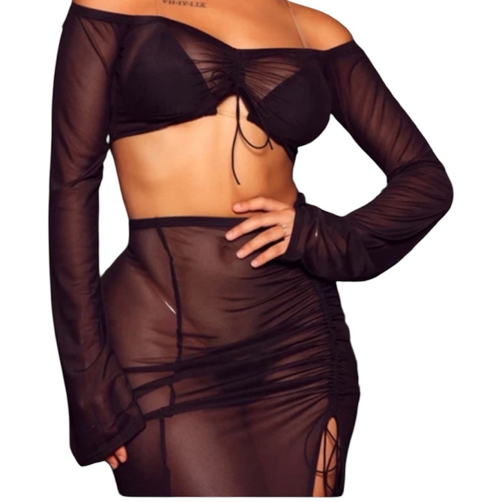 Mesh Cover Up Set | Fashion Nova